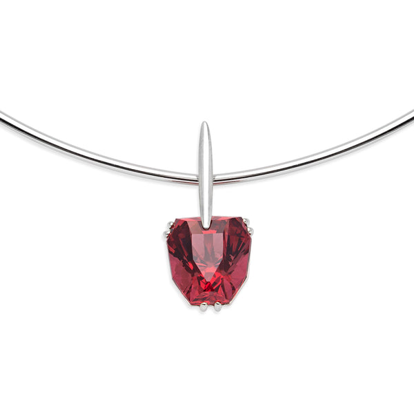 Lory Jewellery Lion Head Necklace N21005 Siamite #1557 Silver 925