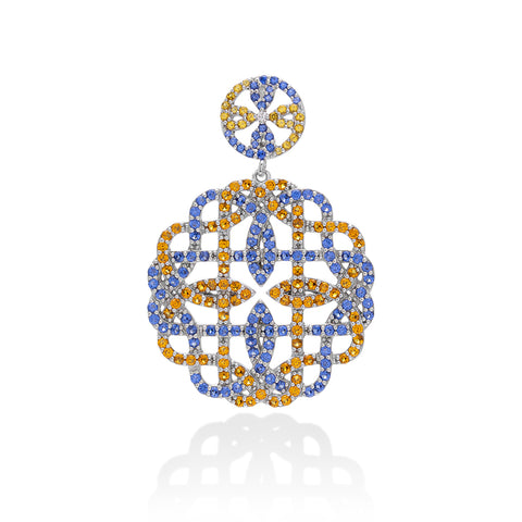 Lory Jewellery Armenian Pendant P21025 Siamite #1010 Silver 925