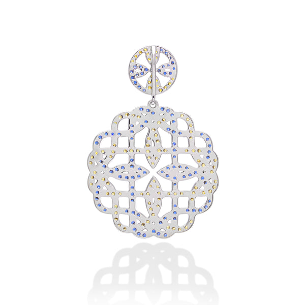 Lory Jewellery Armenian Pendant P21025 Siamite #133501 Silver 925