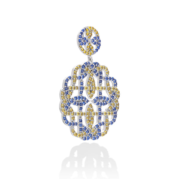 Lory Jewellery Armenian Pendant P21025 Siamite #133501 Silver 925
