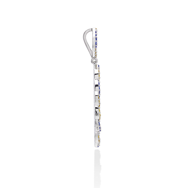 Lory Jewellery Armenian Pendant P21025 Siamite #133501 Silver 925